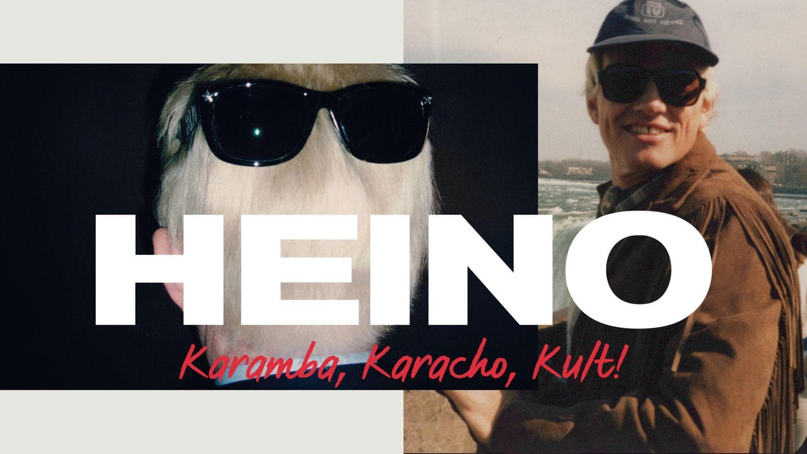 Das offizielle Key-Visual der Doku-Serie „Heino – Karamba, Karacho, Kult!"